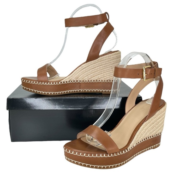 Lauren Ralph Lauren Hilarie Leather Womens Sandals Size 9.5M - Picture 10 of 13